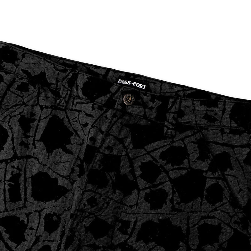 Passport Weathered Workers Club Classic Jeans - Black