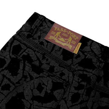 Passport Weathered Workers Club Classic Jeans - Black