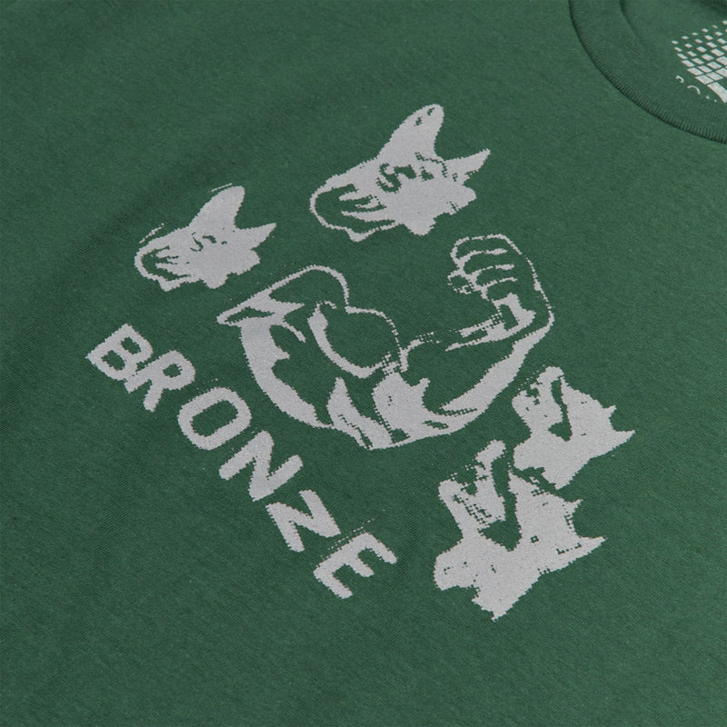 Bronze 56k Dog Muscle T-Shirt - Forest Green