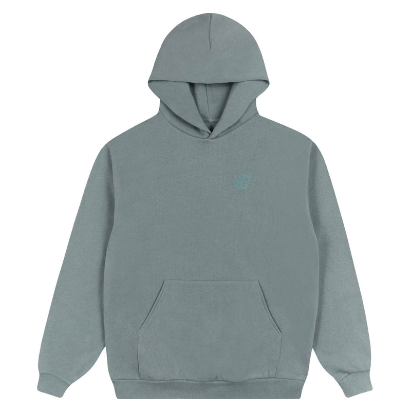 Bronze 56k B Logo Puff Print Hoodie - Blue