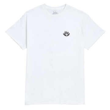 Magenta Feather T-Shirt - White