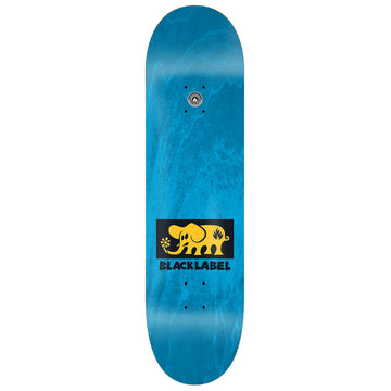 Black Label Elephant Block Skateboard Deck - Yellow - 8.50