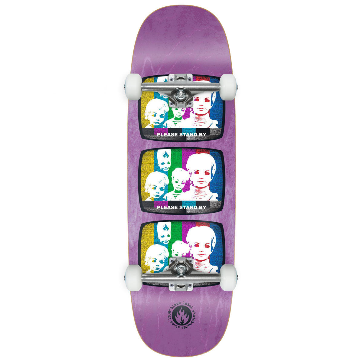 Black Label Stand By Jumbotron Shape Skateboard Complete