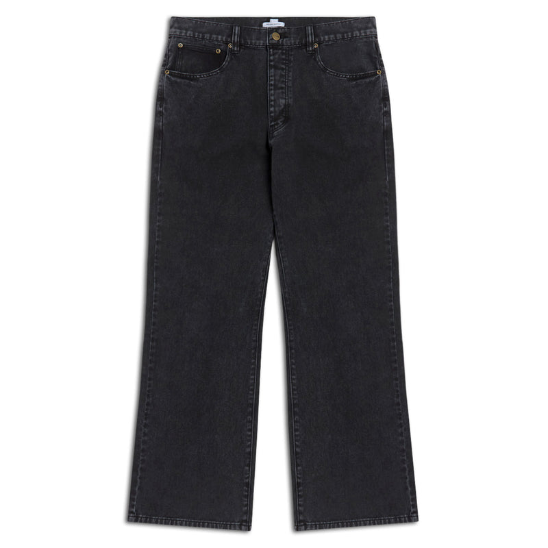 CCS Western Bootcut Denim Jeans - Acid Wash Black