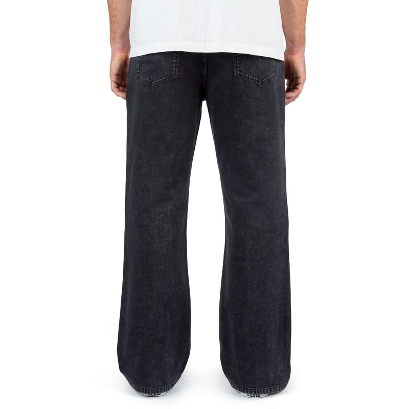 CCS Western Bootcut Denim Jeans - Acid Wash Black