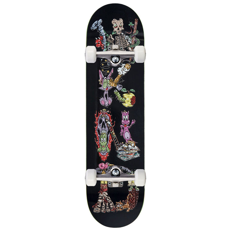 WKND Dusted Team MC Skateboard Complete - Black - 8.25