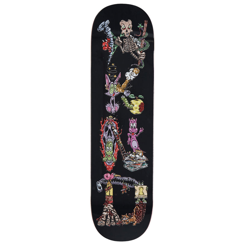 WKND Dusted Team SN Skateboard Deck - Black - 8.375