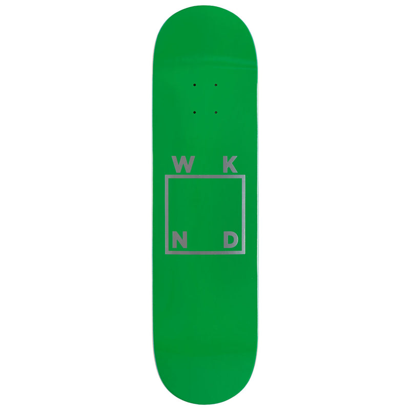 WKND Logo PS Skateboard Deck - Green/Silver - 8.25