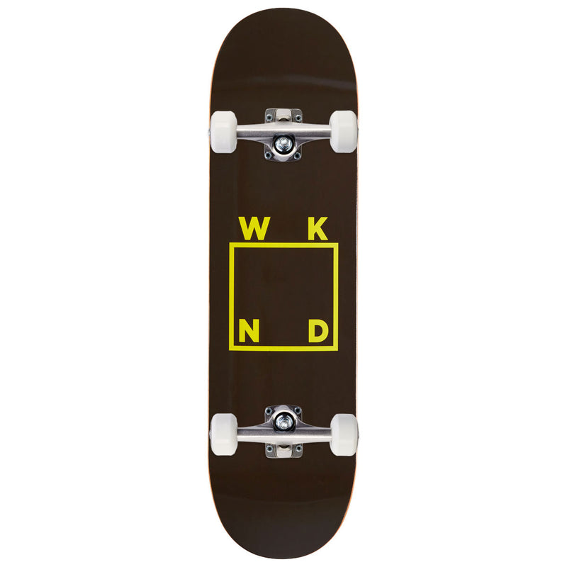WKND Logo MC Skateboard Complete - Brown/Yellow - 8.50