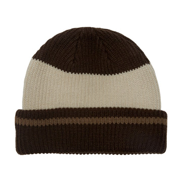 WKND Stripe Beanie - Brown