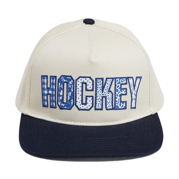 Hockey Ethel Hat - Blue/Tan