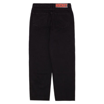 Hockey Double Knee Jeans - Black