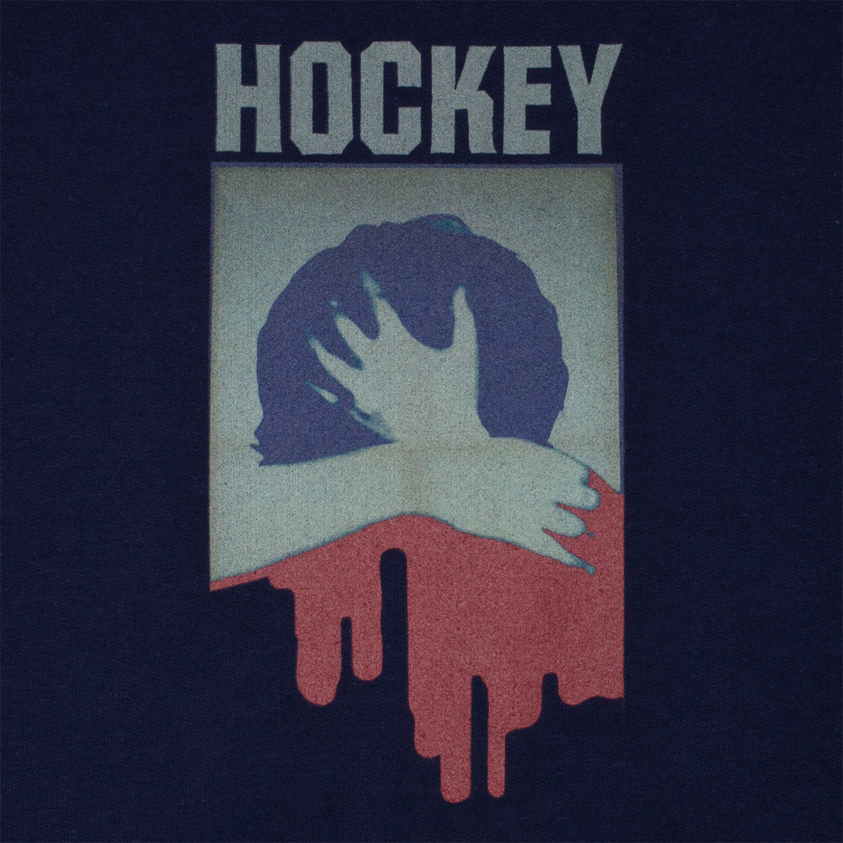 Hockey Paralysis Hoodie - Navy