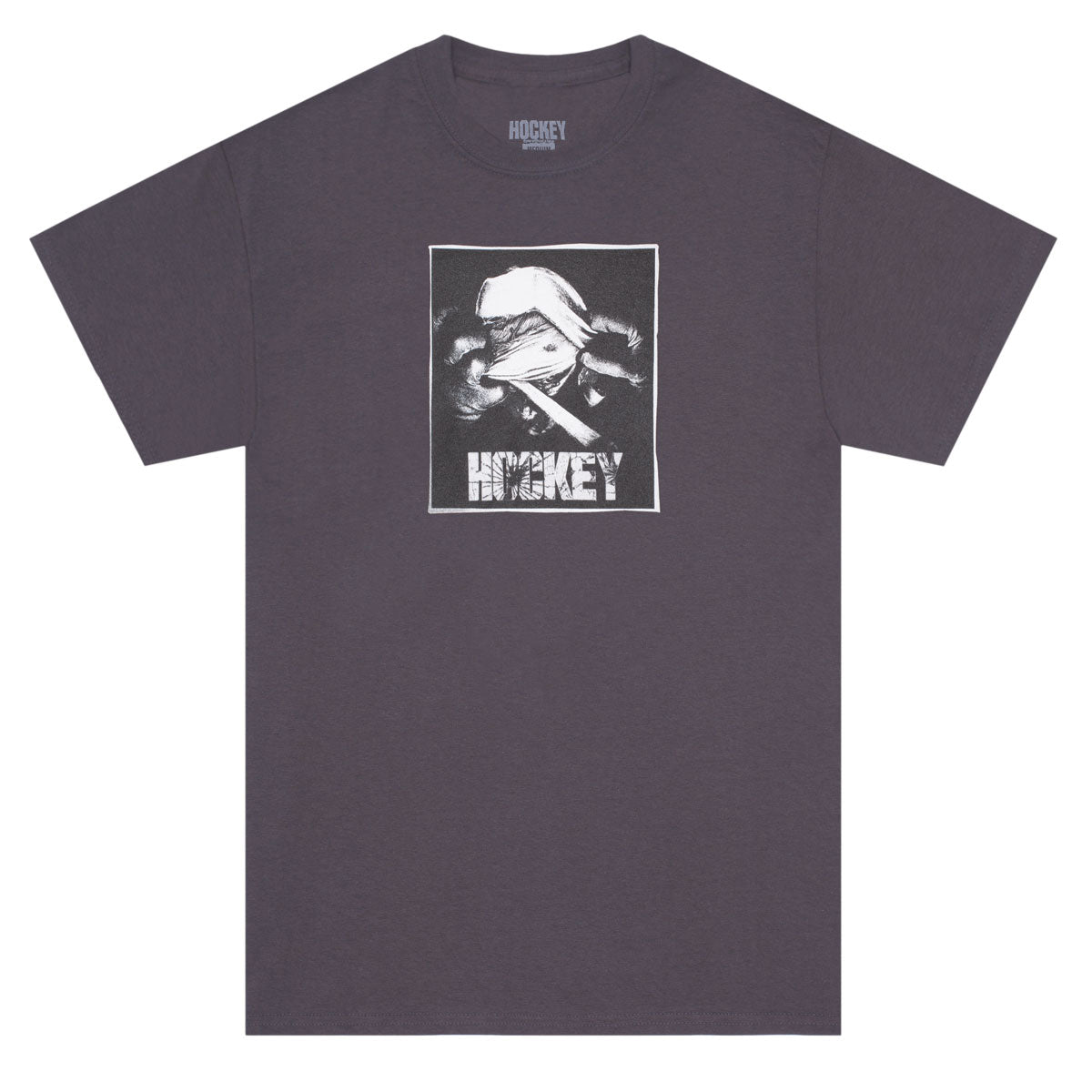 Hockey Shed John T-Shirt - Charcoal
