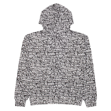 Hockey Torn Zip Hoodie - Black