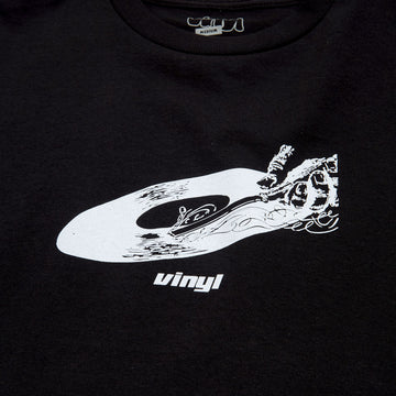 Vinyl Record T-Shirt - Black