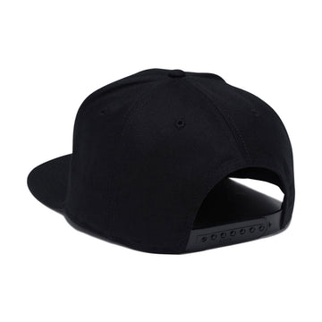 Reel Happy Calico Snapback Hat - Black