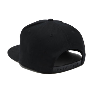 Reel Happy Calico Snapback Hat - Black