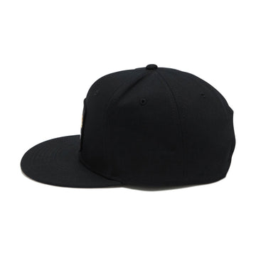 Reel Happy Calico Snapback Hat - Black