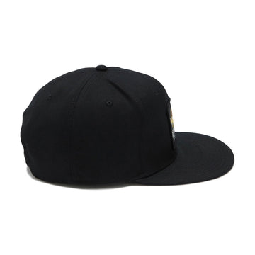 Reel Happy Calico Snapback Hat - Black