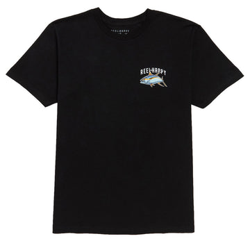 Reel Happy Tuna Grande T-Shirt - Black