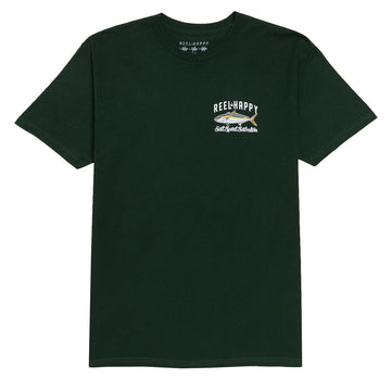 Reel Happy Buri T-Shirt - Forest Green