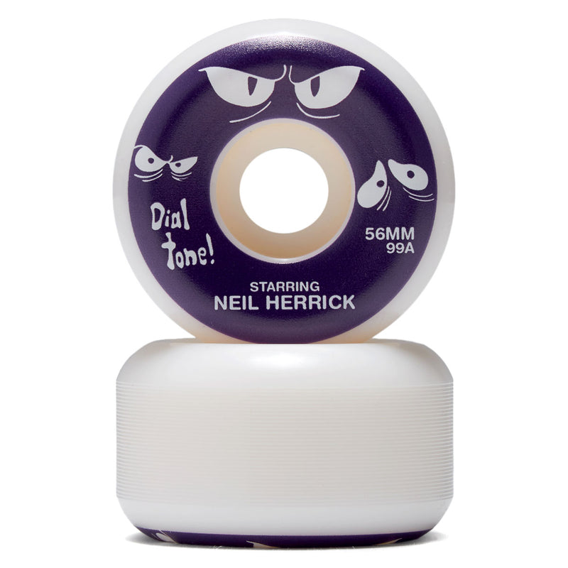 Dial Tone Neil Herrick Zoinks Conical 99a Skateboard Wheels - 56mm