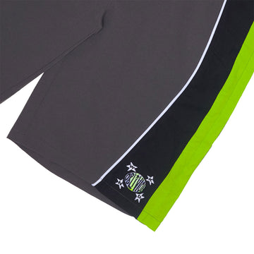 WKND x Oblivion Tubes Boardshorts - Charcoal/Green