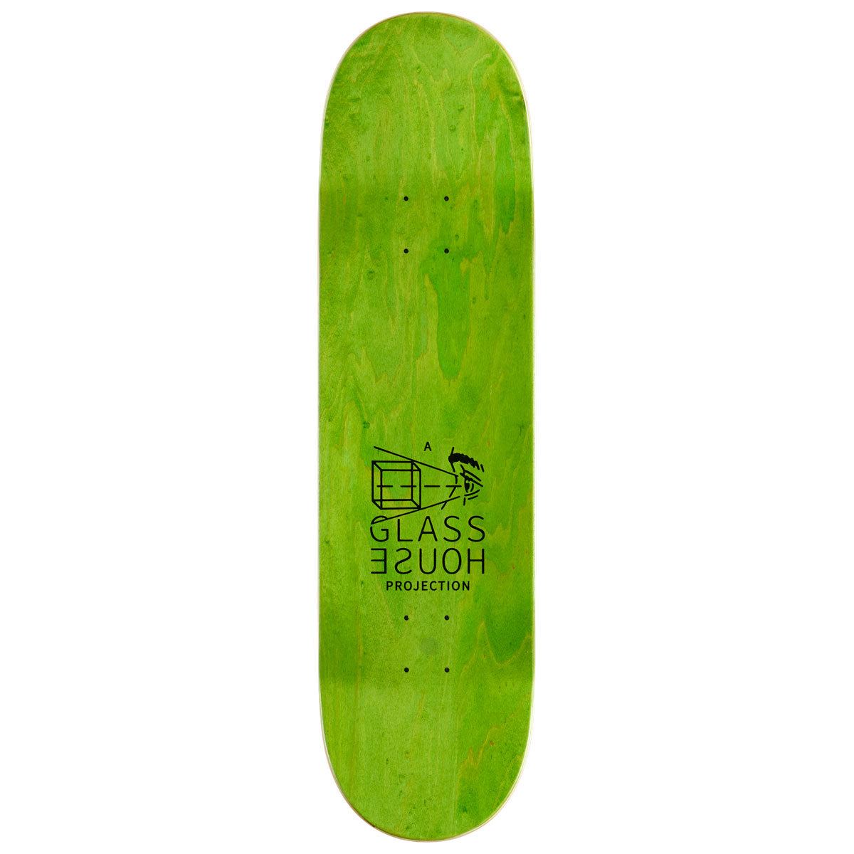 Glass House Eye Witness Skateboard Deck - Blue/Yellow - 8.75