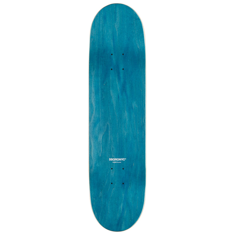 5Boro Keith Hardy Pro Skateboard Complete - Blue Stain - 8.25