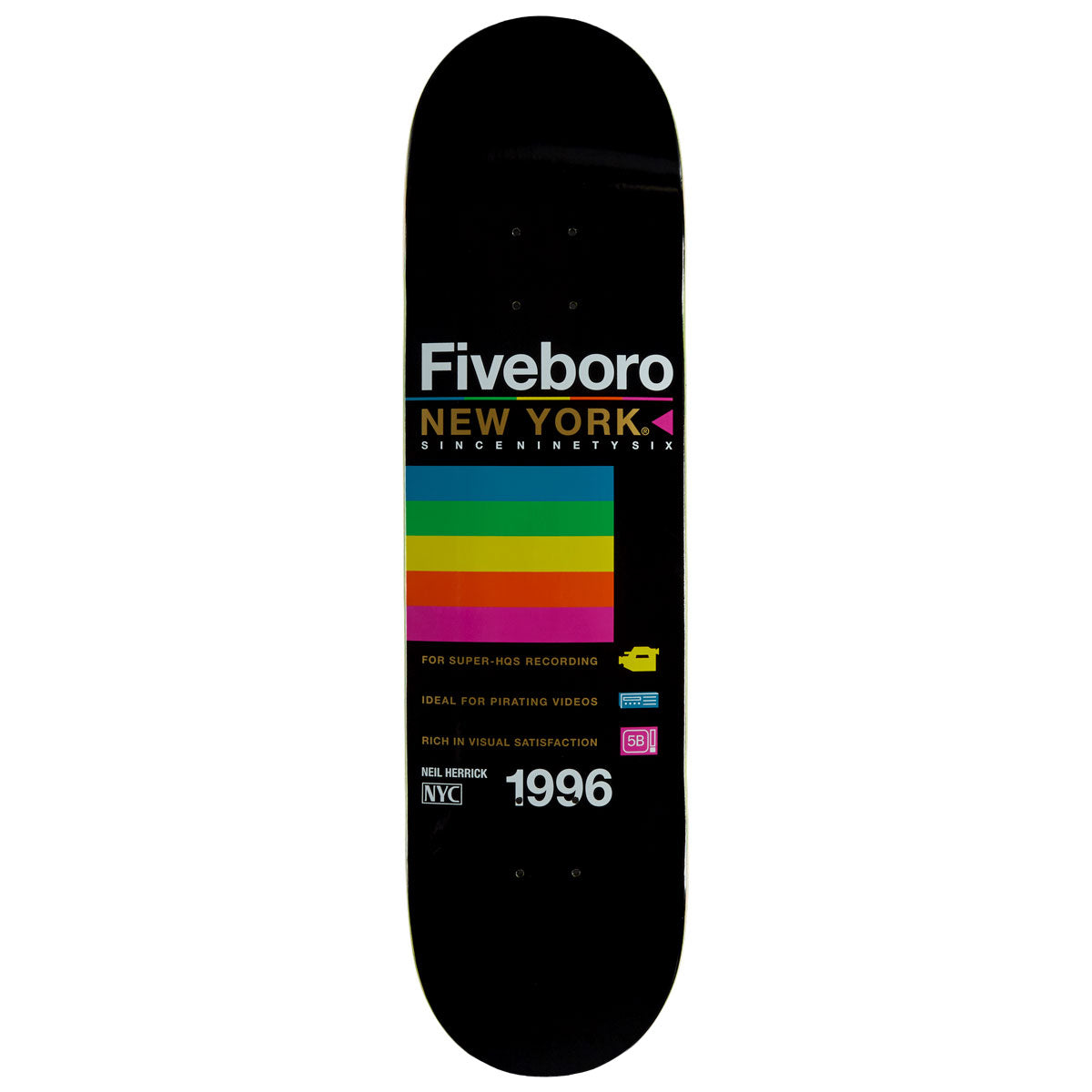 5Boro VHS III Herrick Skateboard Deck - 8.25