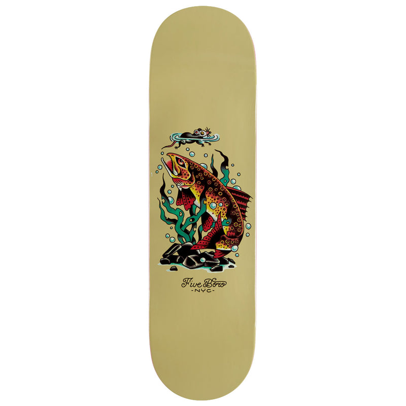 5Boro Fish Bronx Trout Skateboard Deck - 8.50