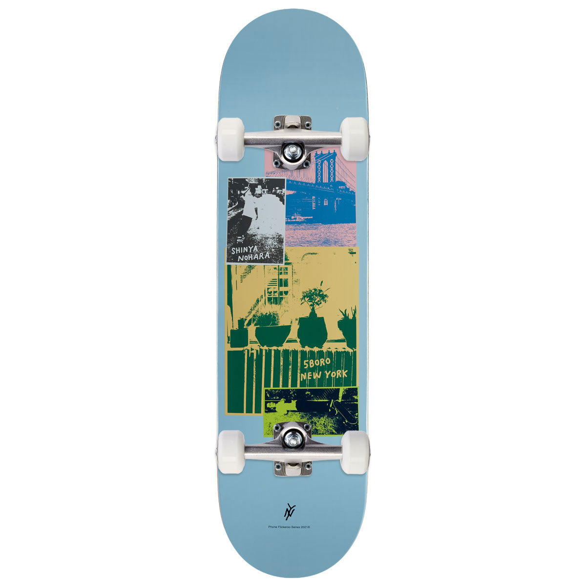 5Boro Flickerooo Shinya Nohara Skateboard Complete - 8.25