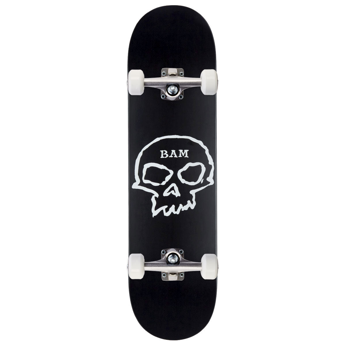 Zero x Bam Single Skull Skateboard Complete - Black - 8.25
