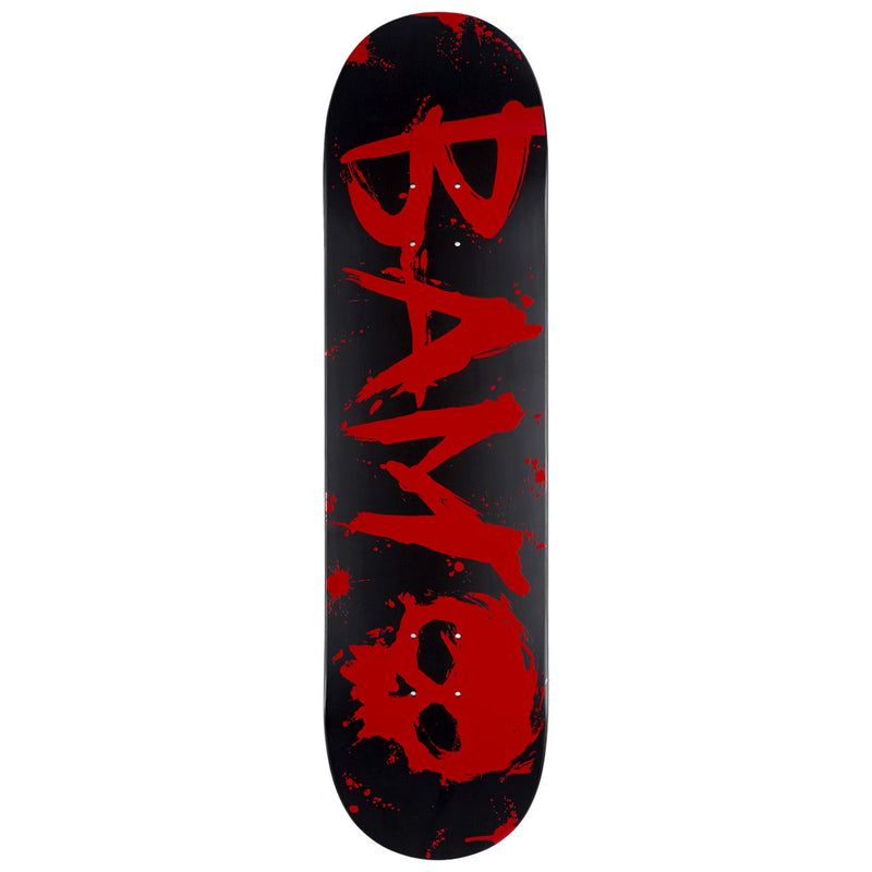 Zero x Bam Blood Skateboard Deck - Black - 8.25