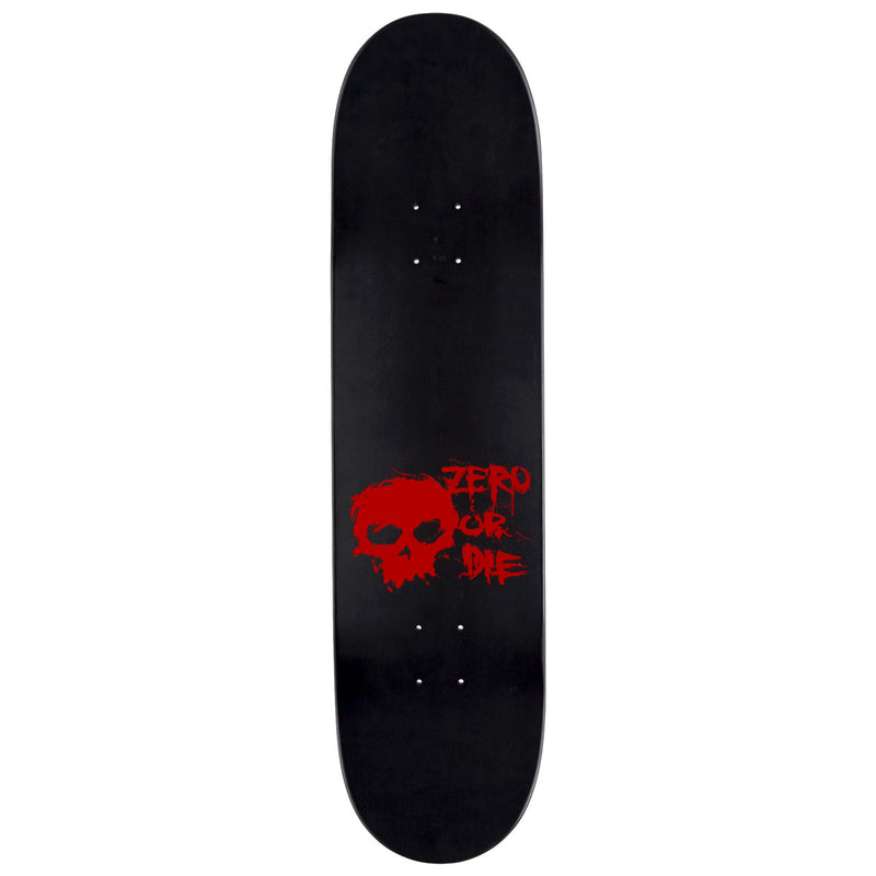 Zero x Bam Blood Skateboard Deck - Black - 8.25