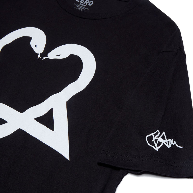 Zero x Bam Heart Big T-Shirt - Black