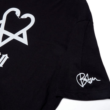 Zero x Bam Heart Small T-Shirt - Black