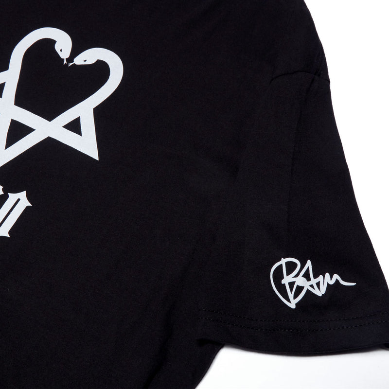 Zero x Bam Heart Small T-Shirt - Black