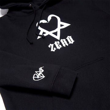 Zero x Bam Heart Small Hoodie - Black
