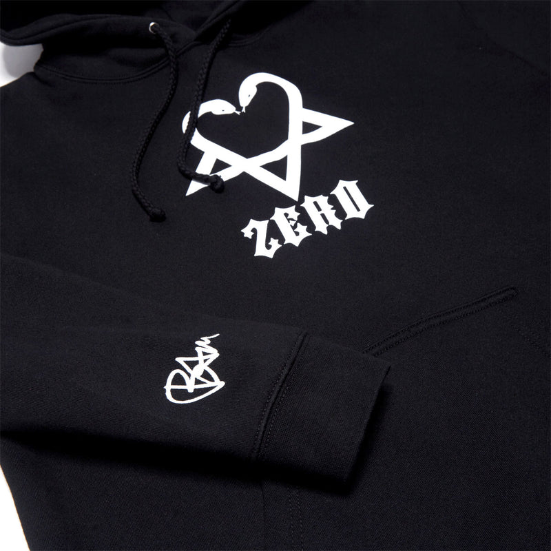 Zero x Bam Heart Small Hoodie - Black