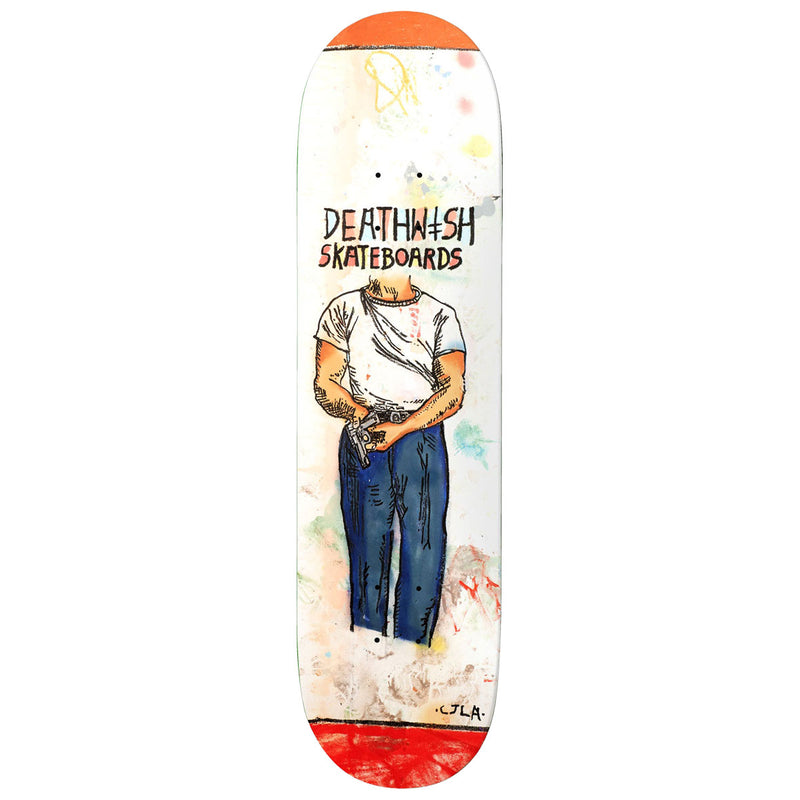 Deathwish Yuri Facchini Strapped Skateboard Deck - 8.25