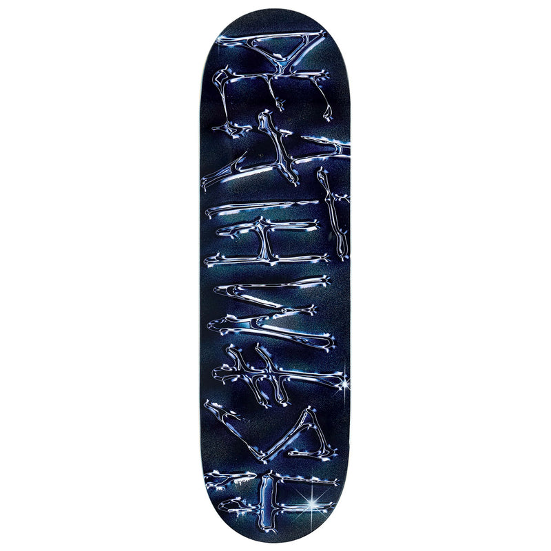 Deathwish OG Spray Chrome Skateboard Deck - Black - 9.00
