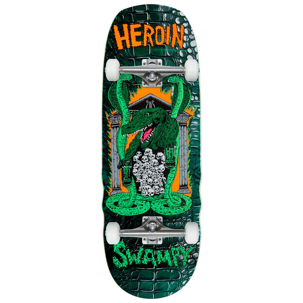 ジャンク ブリジストン mile112 SWAMP Skate Shop Heroin Swampy Knock Off Skateboard Complete - 10.60