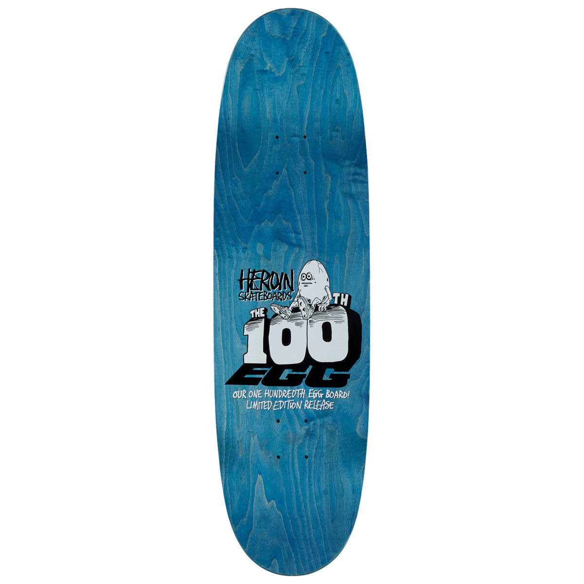 Heroin 100th Egg Skateboard Complete - 9.125