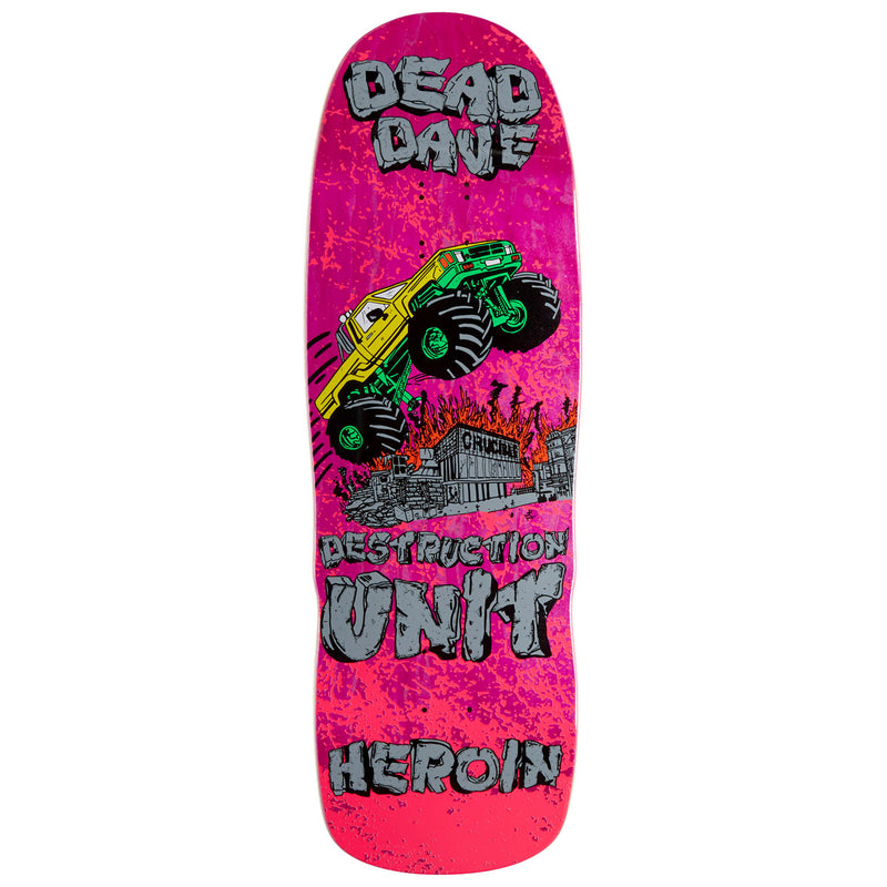 Heroin Dead Dave Knock Off Skateboard Deck - 10.10