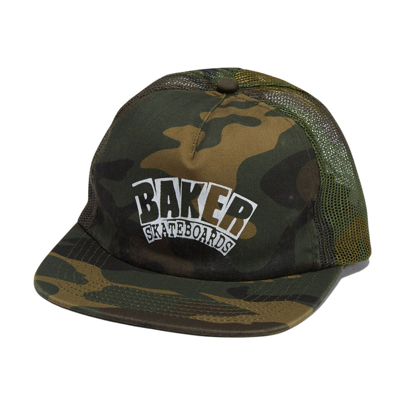 Baker Arch Logo Trucker Hat - Camo