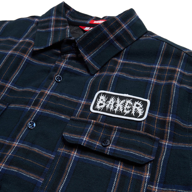 Baker Crust Flannel Shirt - Blue