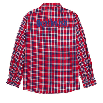 Deathwish Classic Flannel Shirt - Red/Blue