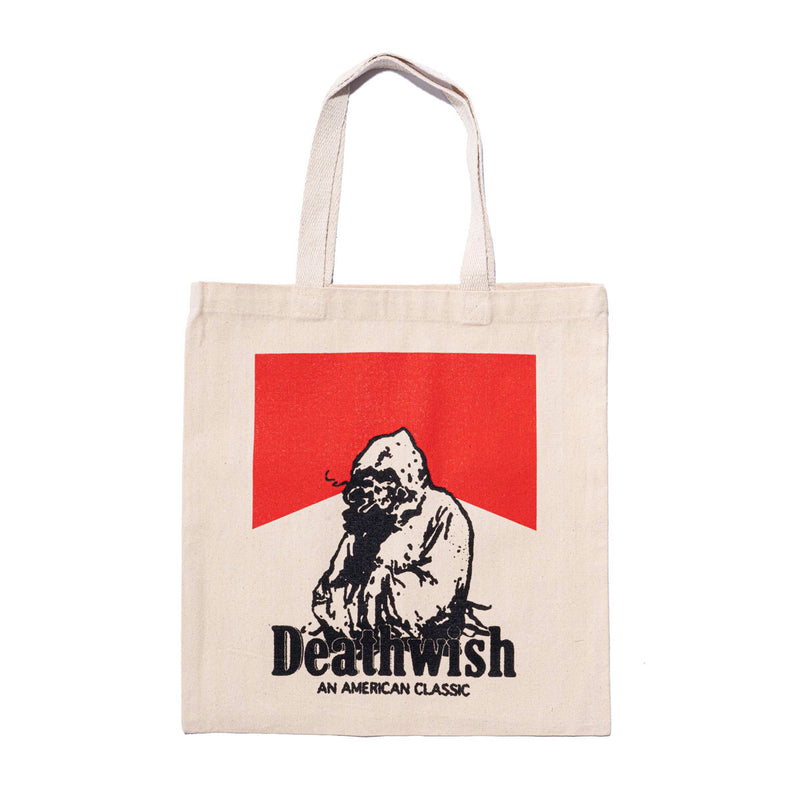 Deathwish American Classic Tote Bag - White/Red